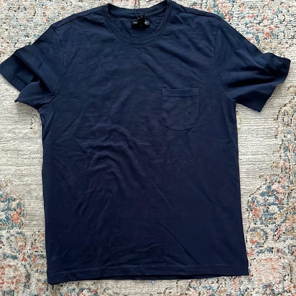 Treasure and bond blue pocket tee